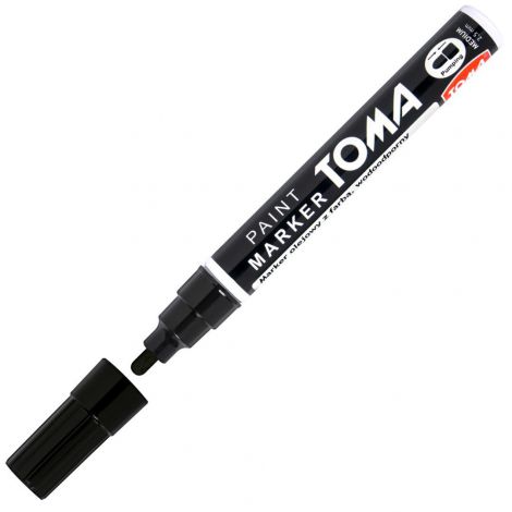 Marker olejowy Toma 440 gruby 2.5mm, Czarny